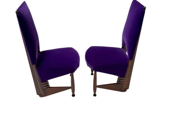 Pair of Amsterdamse School Chairs by Michel De Klerk for 't Woonhuys, 1916